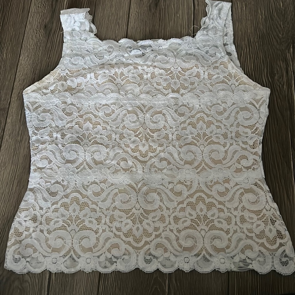Karen Kane white tank